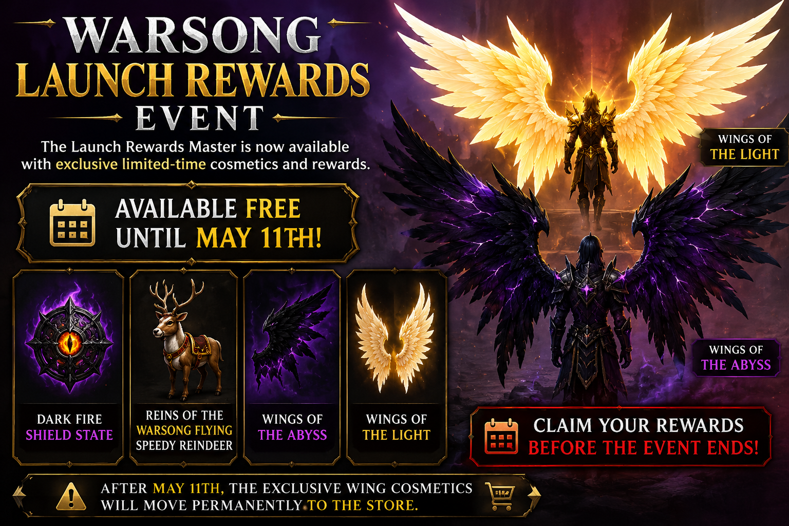 Warsong Launch Rewards Event